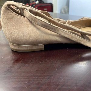 Beige Diane Von Furstenberg Dakar Suede Flats